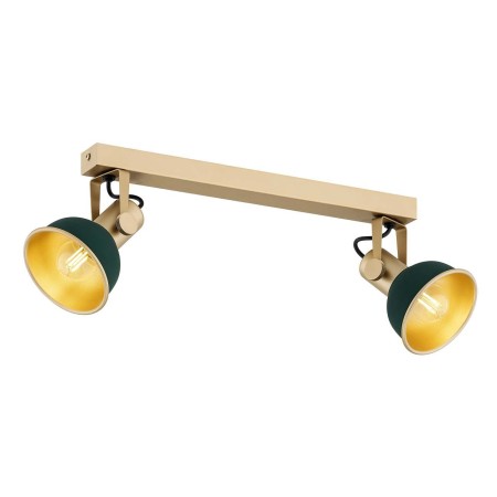 złota lampa Argon LENORA 7143 plafon 2 pł.