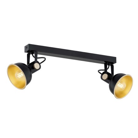 złota lampa Argon LENORA 7142 plafon 2 pł.