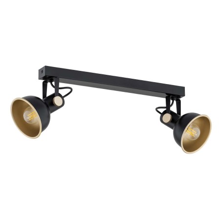 złota lampa Argon LENORA 7142 plafon 2 pł.