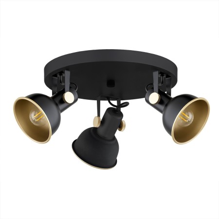 złota lampa Argon LENORA 6241 plafon 3 pł.