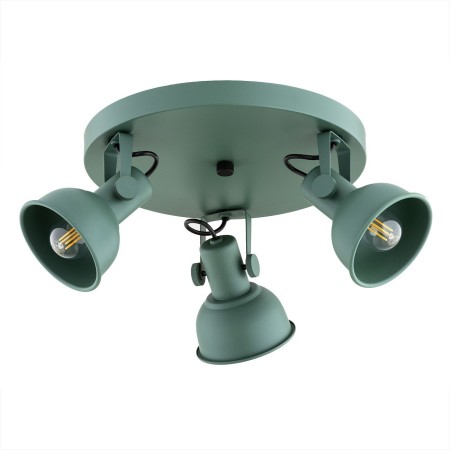 zielona lampa Argon LENORA 6265 plafon 3 pł.
