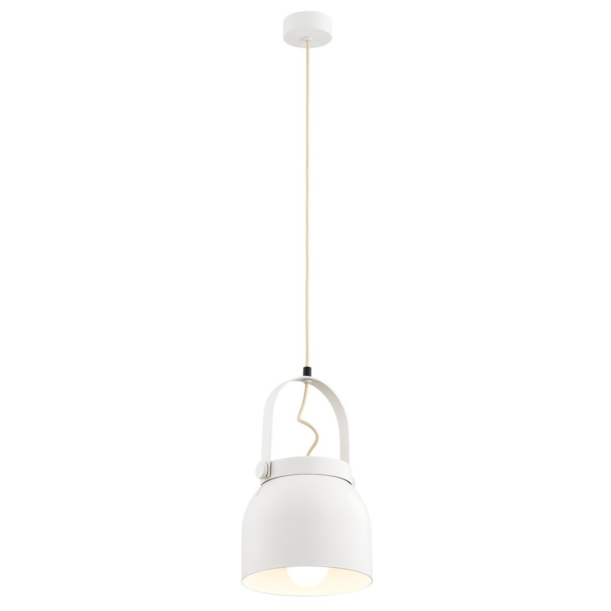 biała lampa Argon LOGAN 8280 lampa wisząca 1 pł.