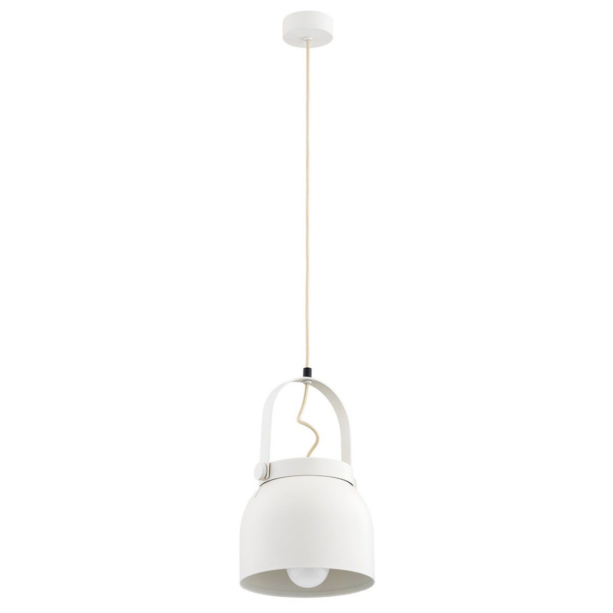 biała lampa Argon LOGAN 8280 lampa wisząca 1 pł.