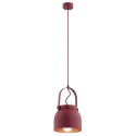 czerwona lampa Argon LOGAN 8282 lampa wisząca 1 pł.