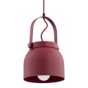 czerwona lampa Argon LOGAN 8282 lampa wisząca 1 pł.