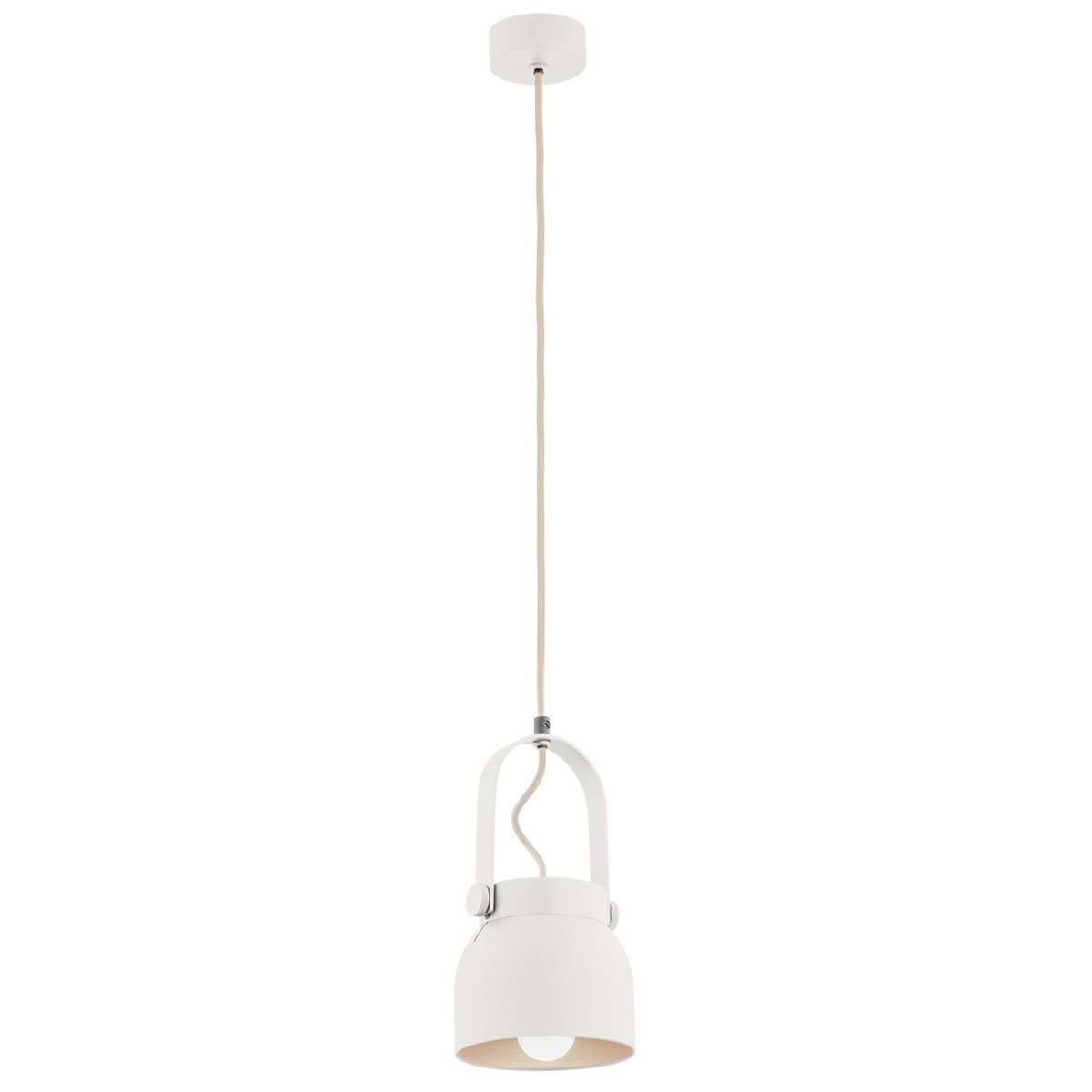 biała lampa Argon LOGAN 8290 lampa wisząca 1 pł., mniejsza