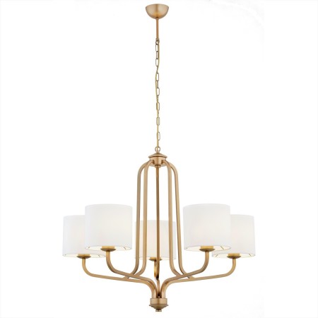 złota lampa Argon MARANELLO 2172 żyrandol 5 pł.