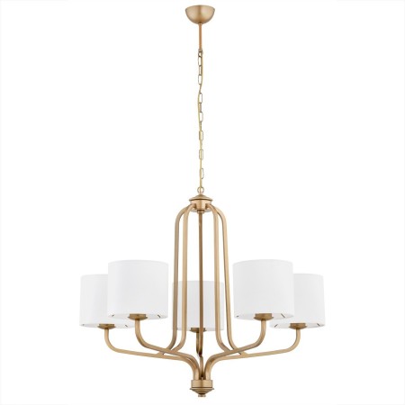 złota lampa Argon MARANELLO 2172 żyrandol 5 pł.