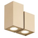 złota lampa Argon MORTIMER 7175 plafon 2 pł., kubiki