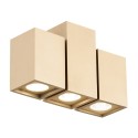 złota lampa Argon MORTIMER 6269 plafon 3 pł., kubiki