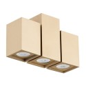 złota lampa Argon MORTIMER 6269 plafon 3 pł., kubiki