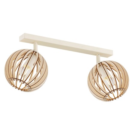 beżowa lampa Argon PARULA 7163 plafon 2 pł.