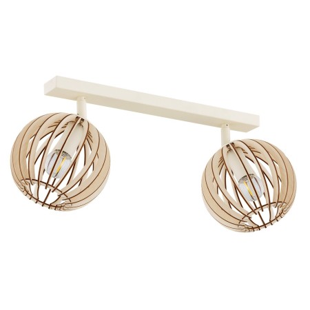 beżowa lampa Argon PARULA 7163 plafon 2 pł.