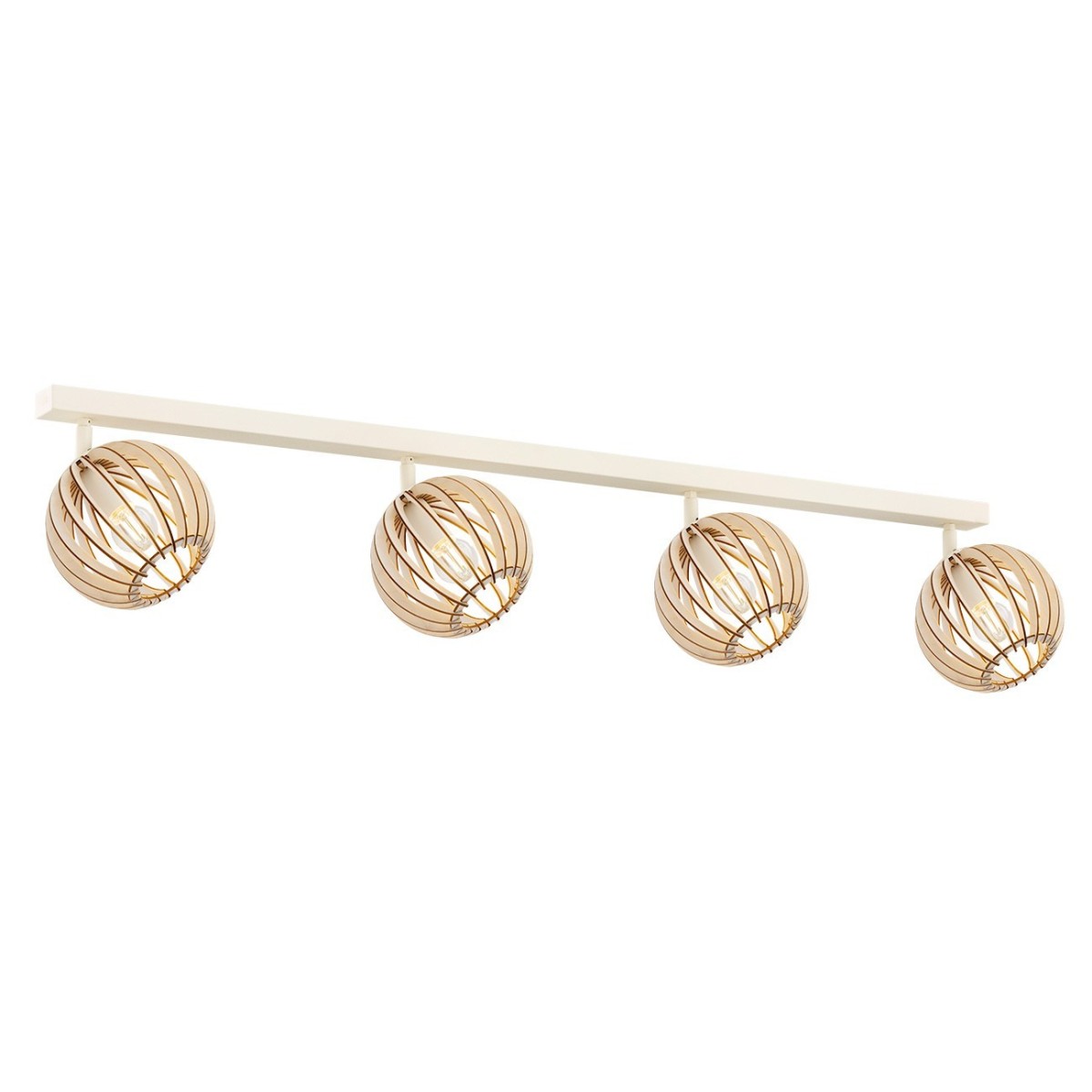 beżowa lampa Argon PARULA 1820 plafon 4 pł.