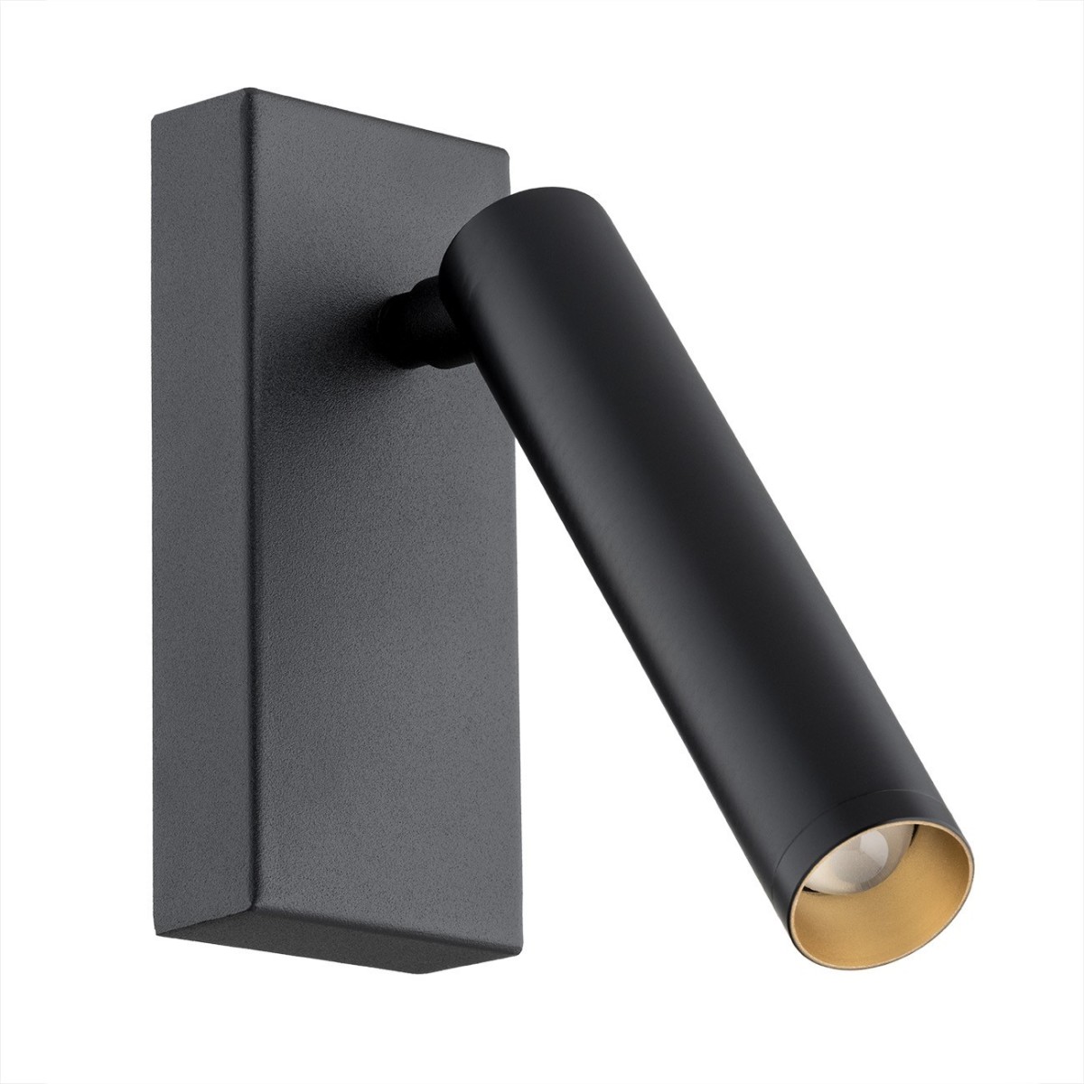 czarna  lampa Argon RIO 8328 kinkiet 1 pł.