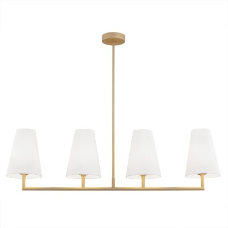 złota  lampa Argon SAFIANO 1828 lampa wisząca 4 pł.