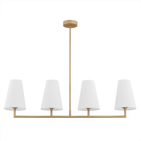 złota  lampa Argon SAFIANO 1828 lampa wisząca 4 pł.