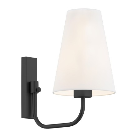 czarna lampa Argon SAFIANO 8376 kinkiet 1 pł.