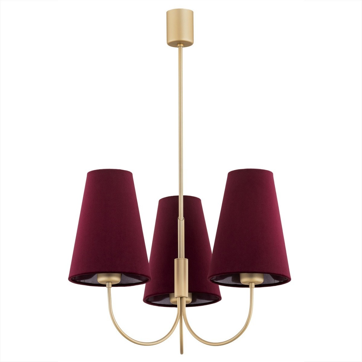 złota lampa Argon SAFIANO 6270 żyrandol 3 pł.