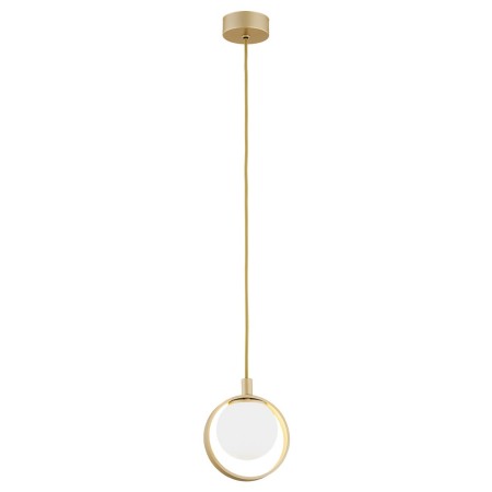 złota lampa Argon SATURNIA 8257 zwis 1 pł.