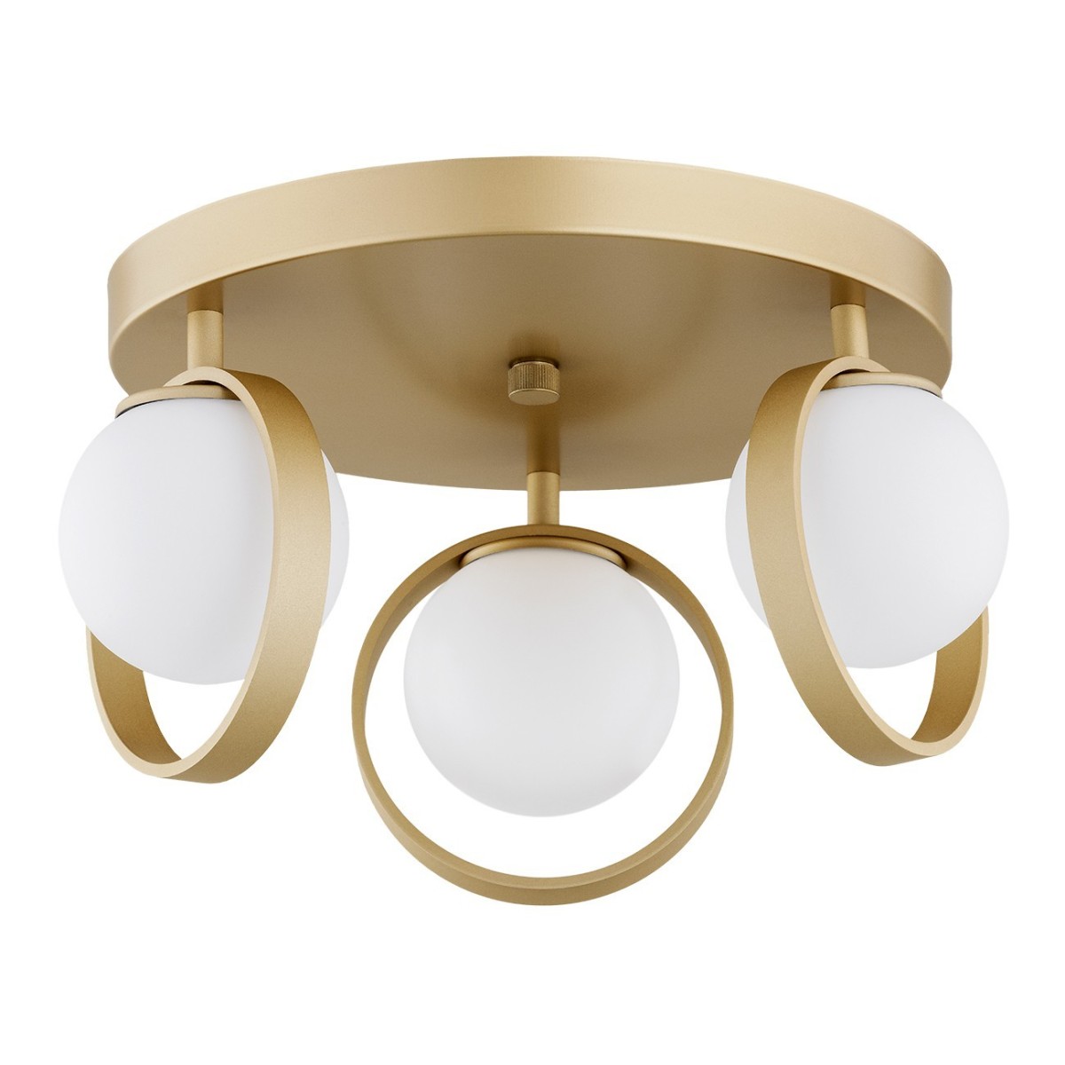 złota lampa Argon SATURNIA 6248 plafon 3 pł.