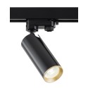 czarna  lampa Argon TORELLO 8337 reflektorek 1 pł., do szynoprzewodów T-RACK