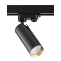 czarna  lampa Argon TORELLO 8337 reflektorek 1 pł., do szynoprzewodów T-RACK