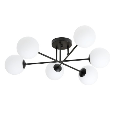 biała Lampa sufitowa ROMA 6 BL OPAL polska produkcja