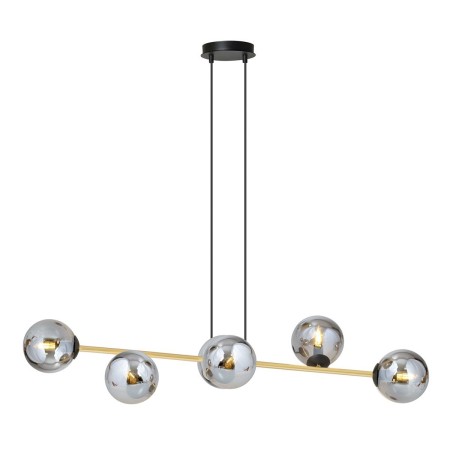 grafitowa Lampa wisząca GRAVITY 6 BL GRAFIT polska produkcja