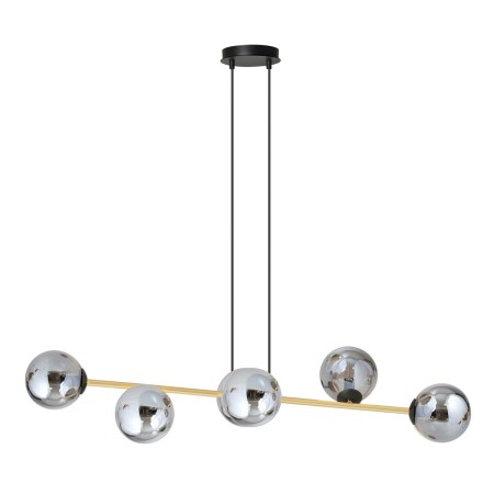 grafitowa Lampa wisząca GRAVITY 6 BL GRAFIT polska produkcja