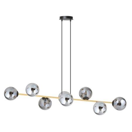 grafitowa Lampa wisząca GRAVITY 8 BL GRAFIT polska produkcja