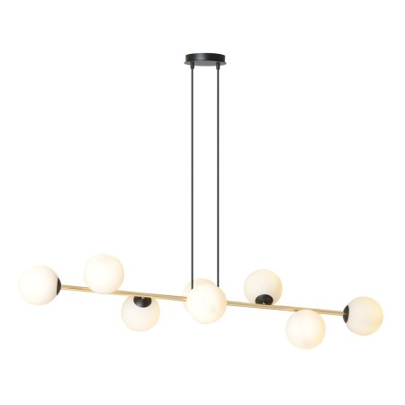 biała Lampa wisząca GRAVITY 8 BL OPAL polska produkcja