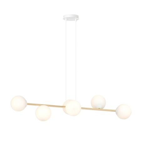 biała Lampa wisząca GRAVITY 6 WH GOLD polska produkcja
