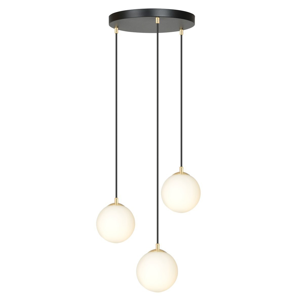 biała Lampa wisząca ROYAL 3 BL polska produkcja