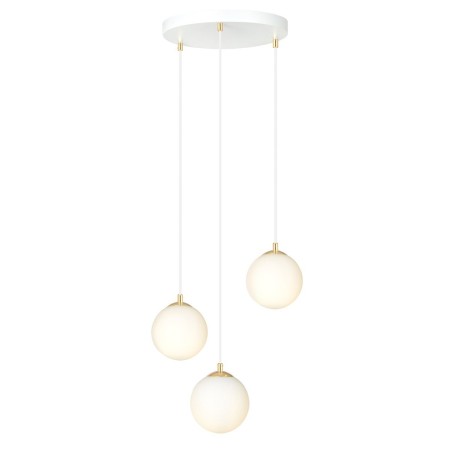 biała Lampa wisząca ROYAL 3 WH polska produkcja