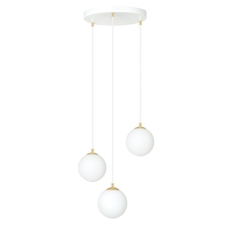 biała Lampa wisząca ROYAL 3 WH polska produkcja