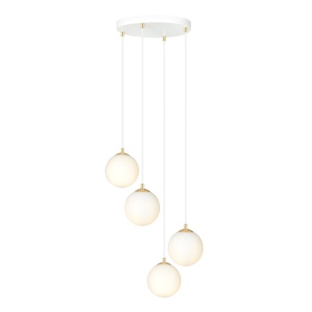 biała Lampa wisząca ROYAL 4 WH polska produkcja