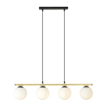 biała Lampa wisząca ALORA 4 BL OPAL polska produkcja