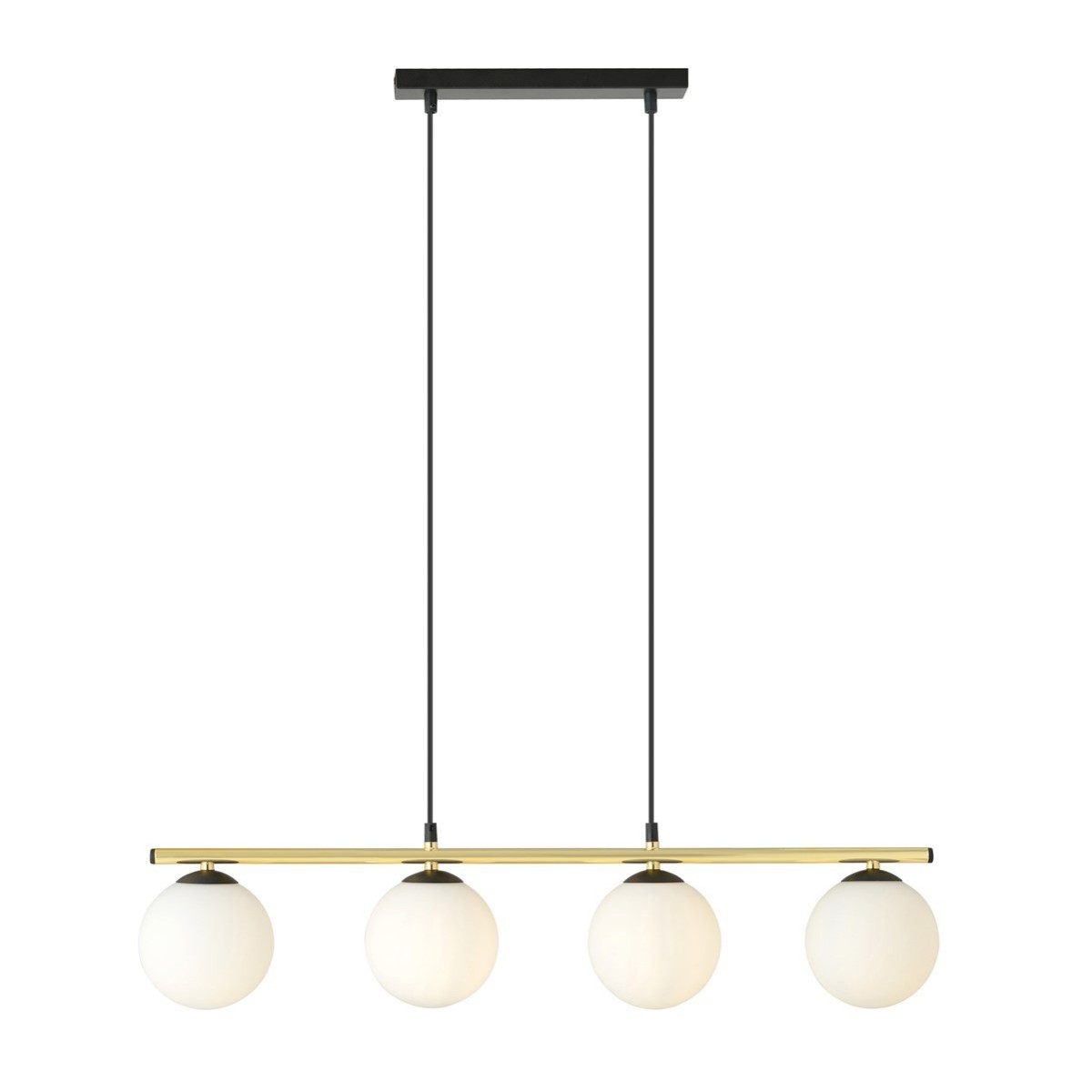 biała Lampa wisząca ALORA 4 BL OPAL polska produkcja