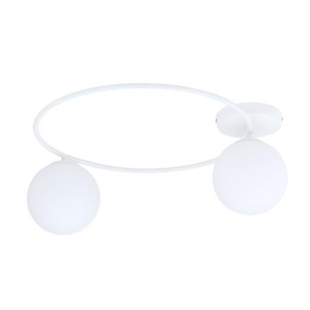 biała Lampa sufitowa SOPRA 2 WH OPAL polska produkcja