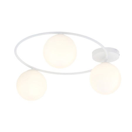 biała Lampa sufitowa SOPRA 3 WH OPAL polska produkcja