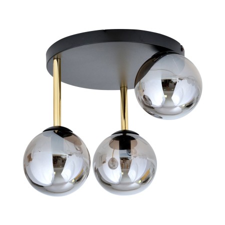 grafitowa Lampa sufitowa DOLCE 3 BL GRAFIT polska produkcja