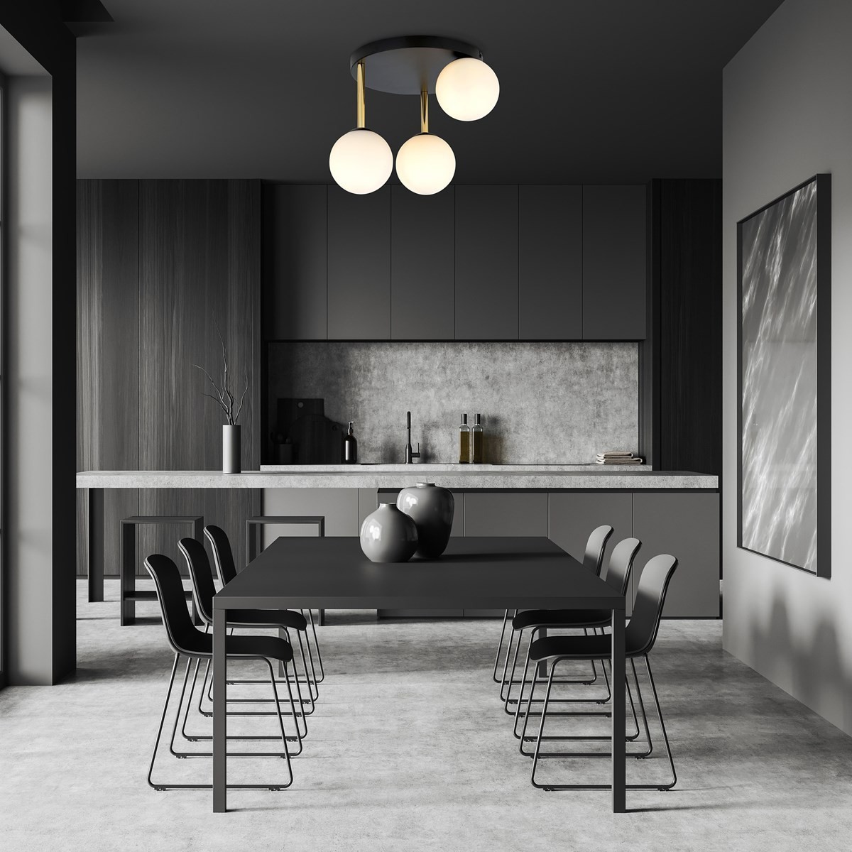 biała Lampa sufitowa DOLCE 3 BL OPAL polska produkcja