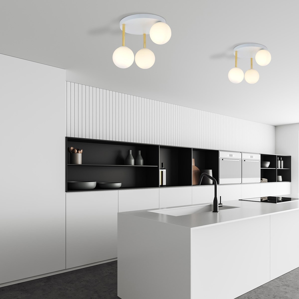 biała Lampa sufitowa DOLCE 3 WH OPAL polska produkcja