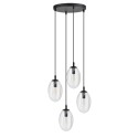 transparentna Lampa wisząca ASTRAL 4 BL PREMIUM TRANSPARENT polska produkcja