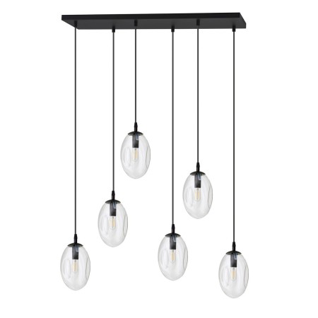 transparentna Lampa wisząca ASTRAL 6 BL TRANSPARENT polska produkcja