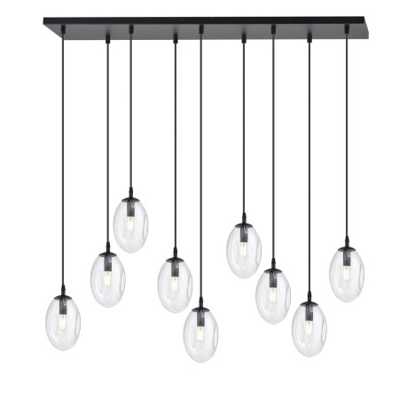 transparentna Lampa wisząca ASTRAL 9 BL TRANSPARENT polska produkcja