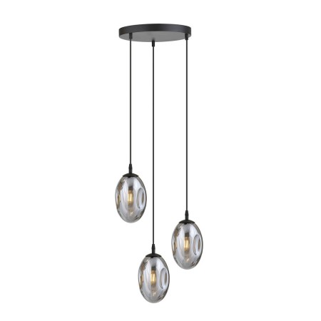 grafitowa Lampa wisząca ASTRAL 3 BL PREMIUM GRAFIT polska produkcja