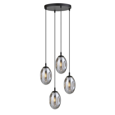 grafitowa Lampa wisząca ASTRAL 4 BL PREMIUM GRAFIT polska produkcja