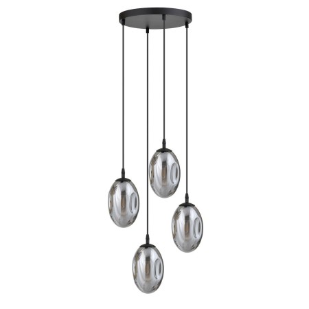 grafitowa Lampa wisząca ASTRAL 4 BL PREMIUM GRAFIT polska produkcja